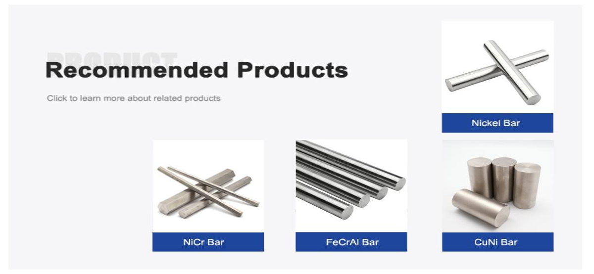 Heavy-Duty CuNi30 Bar for Chemical Processing Equipment